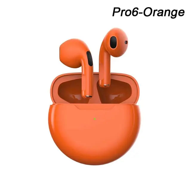 Bezdrôtové slúchadlá Air Pro 6 TWS s mikrofónom Fone Bluetooth slúchadlá Športové slúchadlá do uší Pro6 J6 Headset pre Apple iPhone Xiaomi Huawei