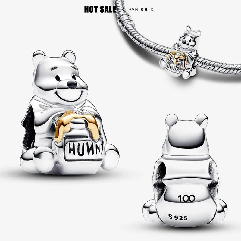 Novinka v sérii Disney Charm Beads Hodí sa k Pandora Original Charms náramok pre ženy 925 Strieborný prívesok s korálkami DIY šperky Hot Sale