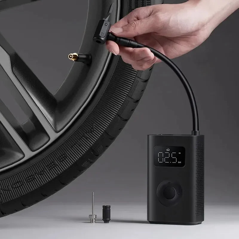 Xiaomi Mijia Air Pump 2 Mini prenosný elektrický vzduchový kompresor s 25% zvýšením rýchlosti Treasure 150PSI Type-C LED multifunkčný nafukovač Xiomi