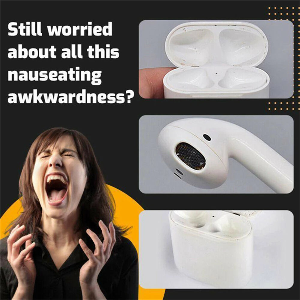 Čistiace pero na Bluetooth slúchadlá Bezdrôtová súprava na čistenie slúchadiel Čistiaci kefka pre Airpods Pro Nástroje na čistenie púzdra slúchadiel Bluetooth