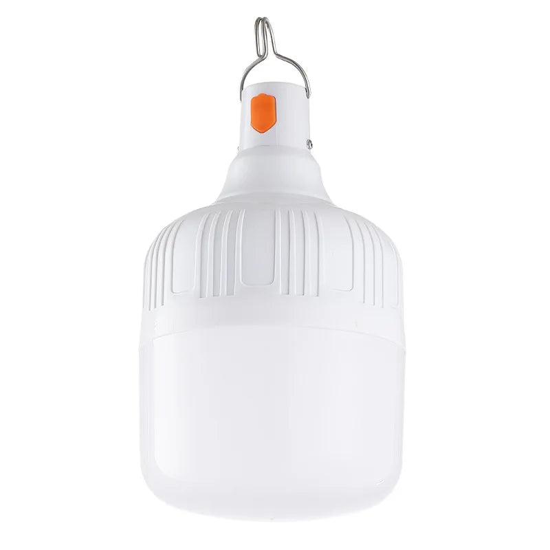 Vodotesná a nabíjateľná LED nočná žiarovka Stmievateľné núdzové svetlo Vonkajšie osvetlenie stanu na grilovanie Záhradné svetlo na nádvorí