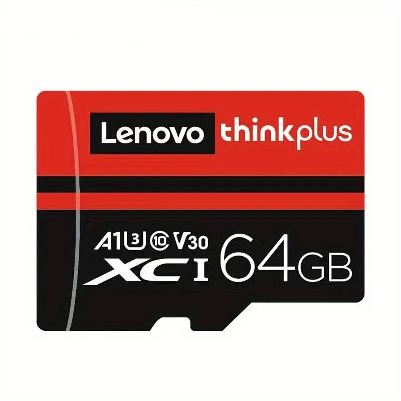 Pamäťová karta Lenovo ThinkPlus Mini Micro SD Class 10 TF Flash Card 64 GB Červená a čierna Pamäťová karta pre reproduktory mobilného telefónu