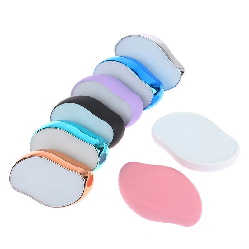 Eraser na odstránenie chĺpkov Crystal Epil Bezbolestný Bezpečný Opätovne použiteľný Nástroj na depiláciu Easy Clean Fyzické sklo Odstraňovanie ochlpenia Telo Beauty Eraser