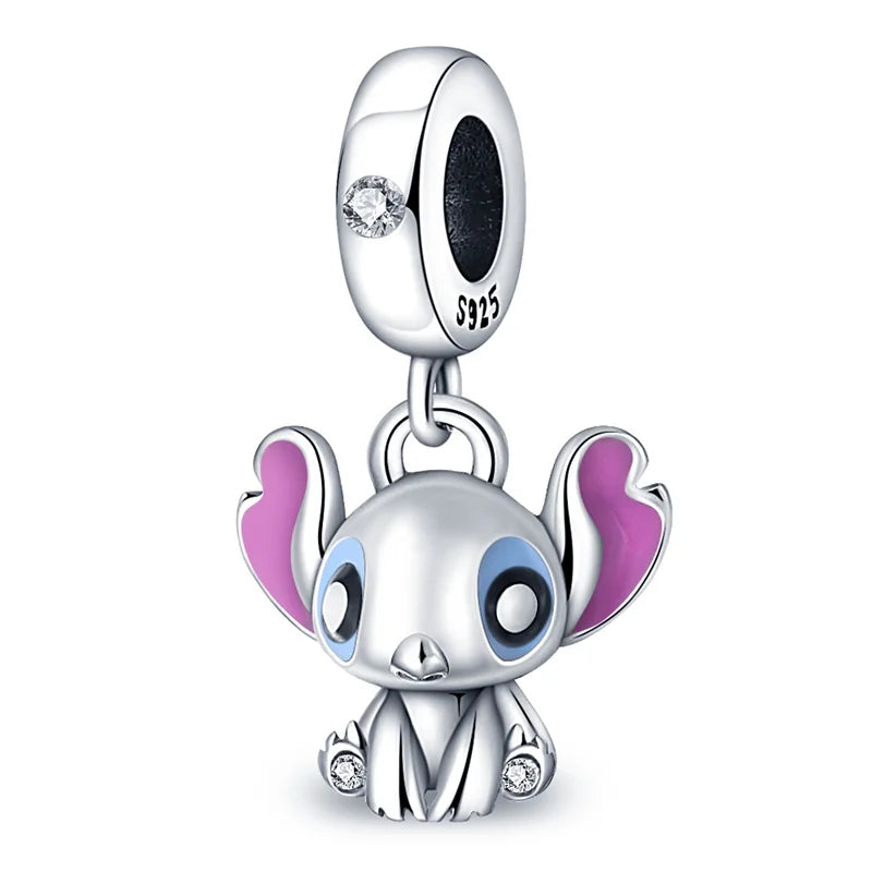 Novinka v sérii Disney Charm Beads Hodí sa k Pandora Original Charms náramok pre ženy 925 Strieborný prívesok s korálkami DIY šperky Hot Sale