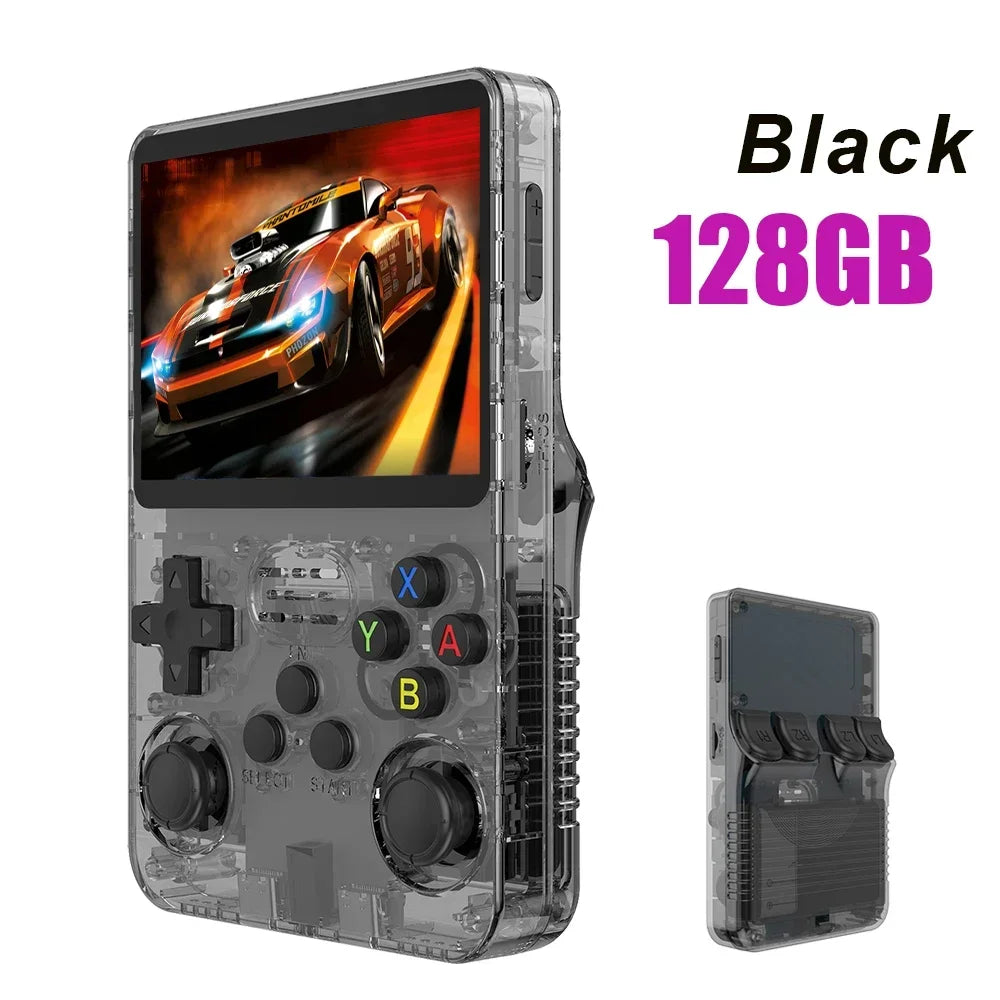 BOYHOM NOVÁ R36S retro videoherná konzola Linuxový systém 3,5-palcový prenosný vreckový prehrávač s IPS obrazovkou 64 GB 128G hry najlepšie darčeky pre deti