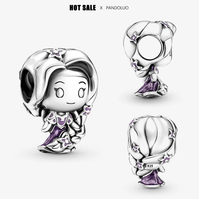 Novinka v sérii Disney Charm Beads Hodí sa k Pandora Original Charms náramok pre ženy 925 Strieborný prívesok s korálkami DIY šperky Hot Sale