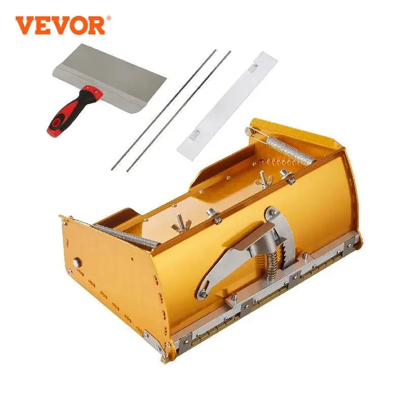 VEVOR Plochý box na sadrokartónové dosky 10-palcový široký Quick Clean hliníkové dokončovacie bahno pre sadrokartónové dosky Extra 2 čepele (10/12-palcové)