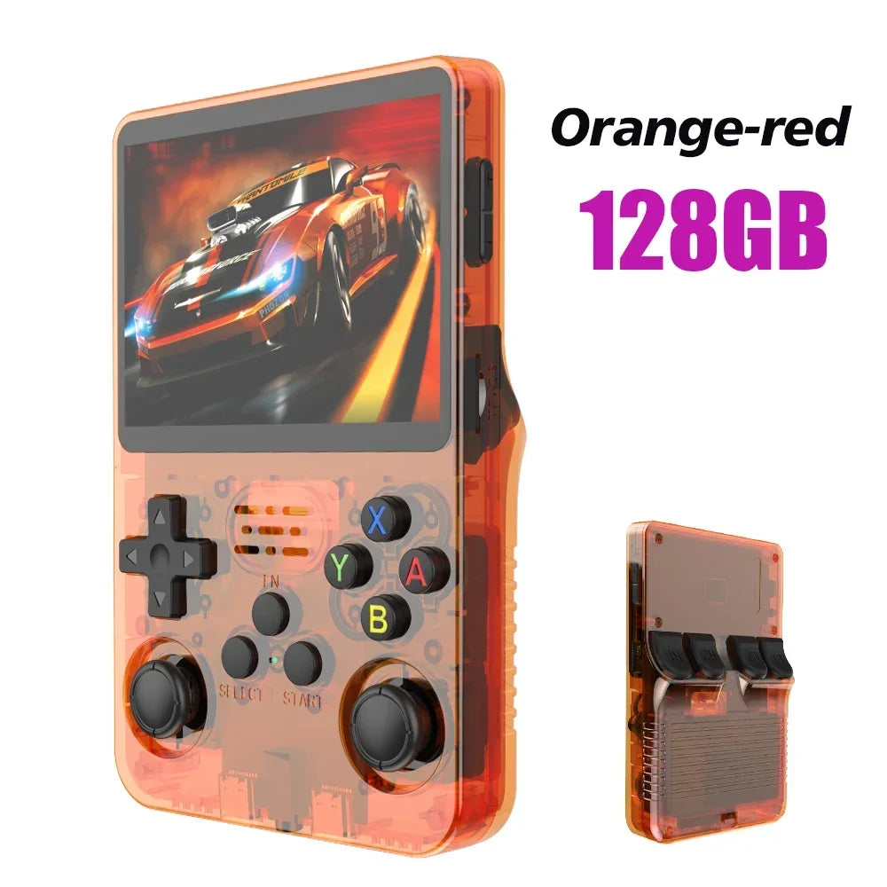 BOYHOM NOVÁ R36S retro videoherná konzola Linuxový systém 3,5-palcový prenosný vreckový prehrávač s IPS obrazovkou 64 GB 128G hry najlepšie darčeky pre deti