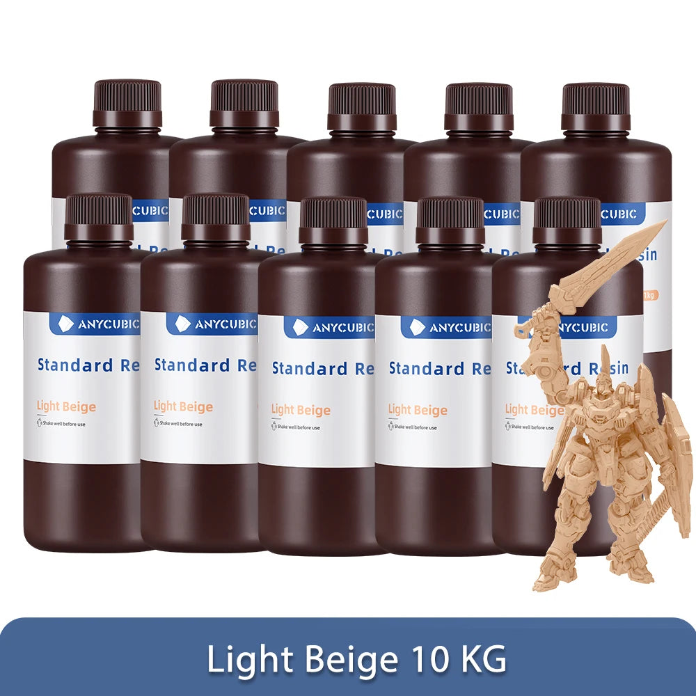 ANYCUBIC 5KG/10KG 405nm UV štandardná živica/štandardná živica V2 pre fotónovú 3D tlačiareň Mono 2 tlačový materiál UV citlivá kvapalina