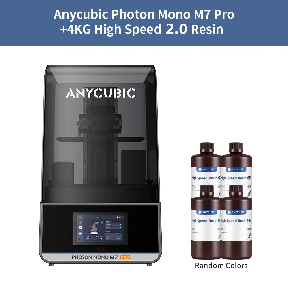 ANYCUBIC Photon Mono M7 Pro 14K Mono MSLA 3D tlačiareň 10,1'' LCD živicová 3D tlačiareň Rýchlosť až 170 mm/h Veľkosť tlače 223*126*230mm