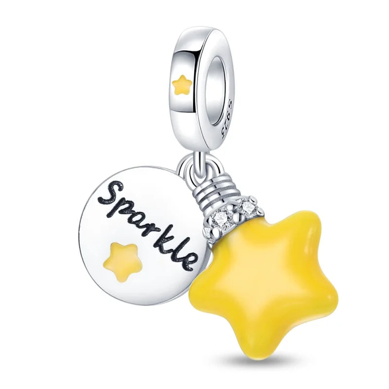 Novinka v sérii Disney Charm Beads Hodí sa k Pandora Original Charms náramok pre ženy 925 Strieborný prívesok s korálkami DIY šperky Hot Sale