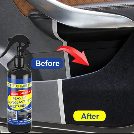 Car Plastic Restorer Back to Black Gloss Prípravky na čistenie áut Obnovenie plastovej kože Autoleštidlo a oprava náterov Renovátor