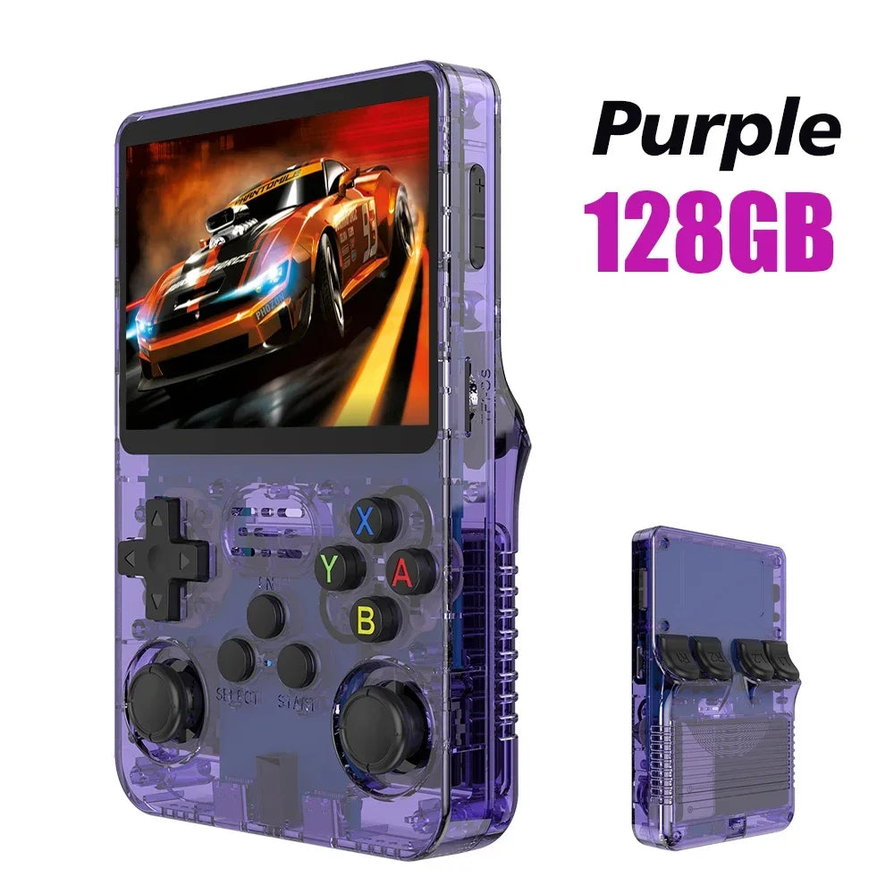 BOYHOM NOVÁ R36S retro videoherná konzola Linuxový systém 3,5-palcový prenosný vreckový prehrávač s IPS obrazovkou 64 GB 128G hry najlepšie darčeky pre deti
