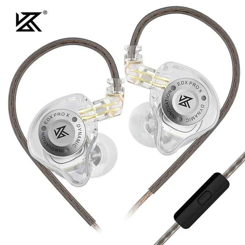 KZ EDX PRO X káblové slúchadlá HiFI Stereo Bass Music Slúchadlá do uší Športové slúchadlá Herné slúchadlá s potlačením hluku