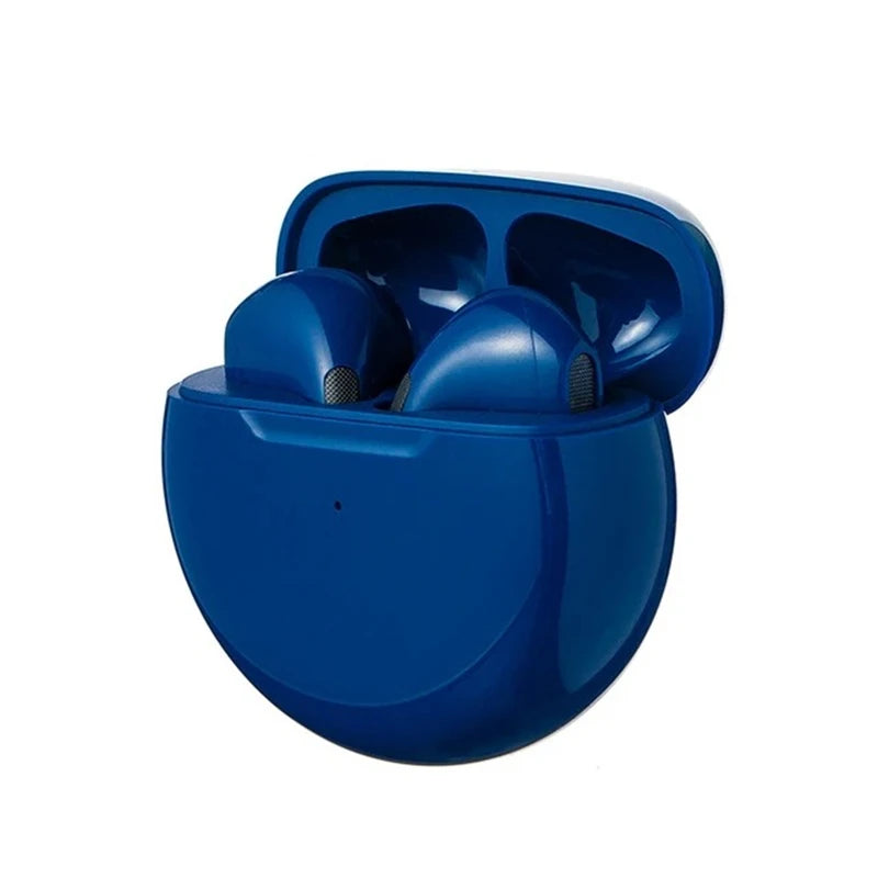 Slúchadlá Bluetooth pre iPhone Bezdrôtové slúchadlá Bluetooth Headset Pro 6 TWS s potlačením hluku s bezdrôtovými slúchadlami Mic Pro6