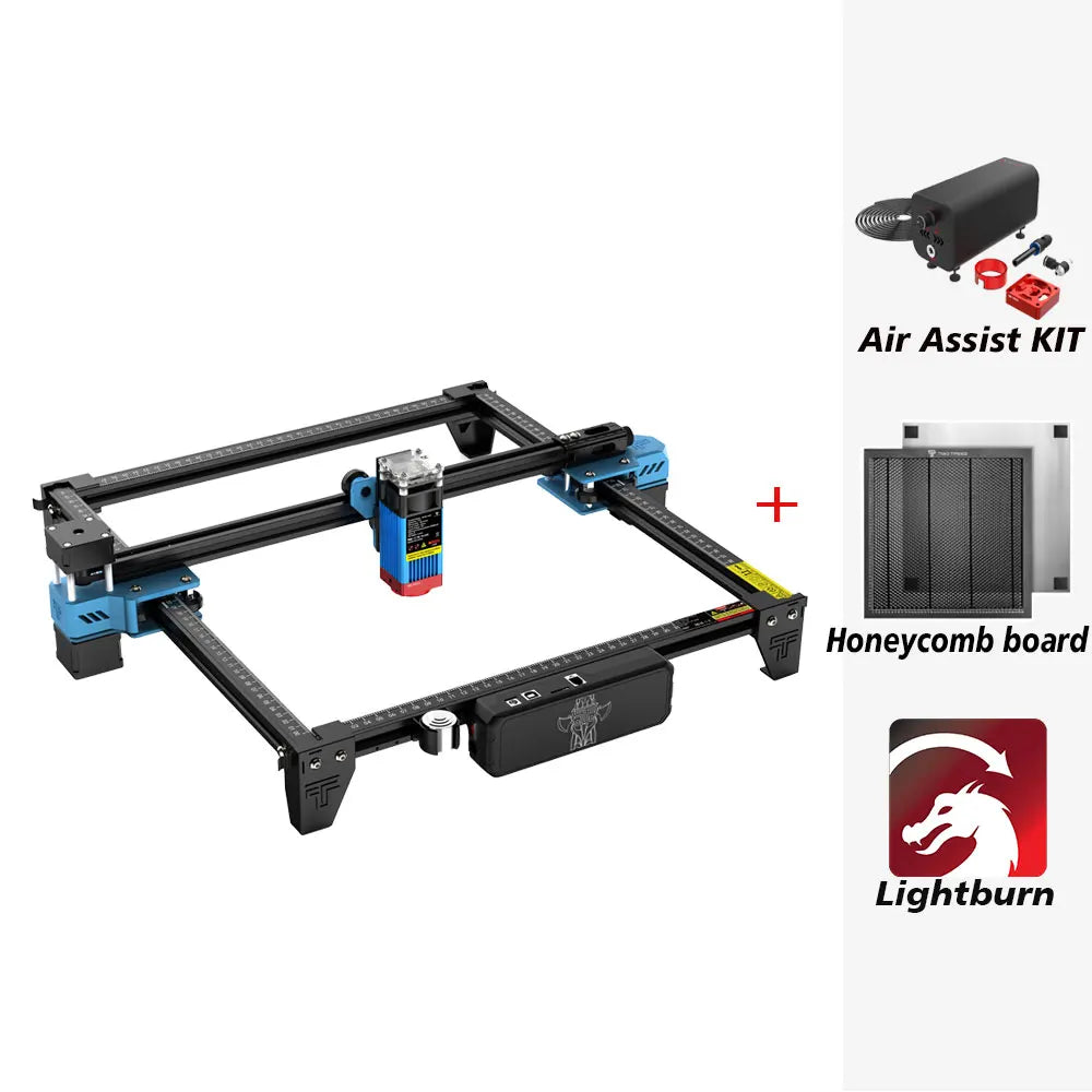 Laserový gravírovací stroj pre začiatočníkov TwoTrees Offline ovládanie 40W DIY drevoobrábací laserový gravírovací stroj na rezanie CNC stroja