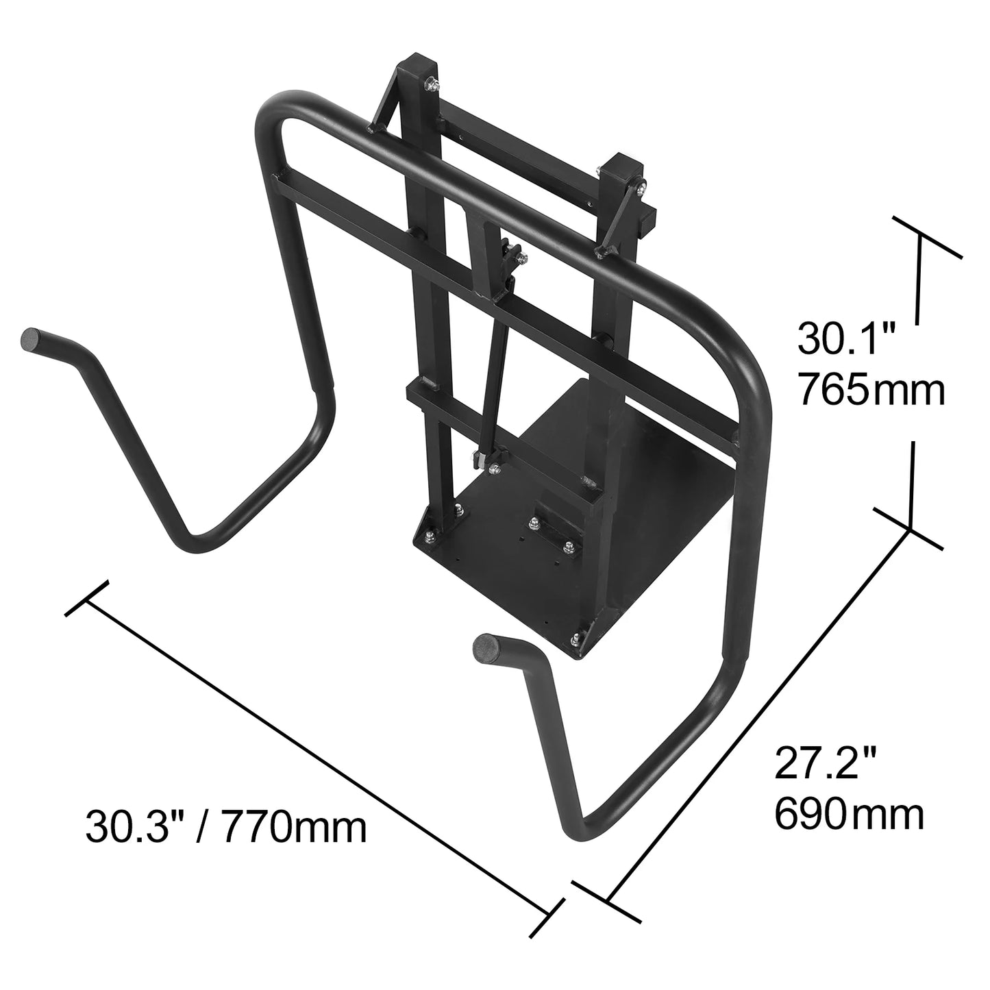 VEVOR Zdvih krytu vírivky Zdvihák krytu vírivky, Hydraulická výška 33,1" - 41,3" Šírka 53,1" - 92,5" Nastaviteľná inštalácia zospodu