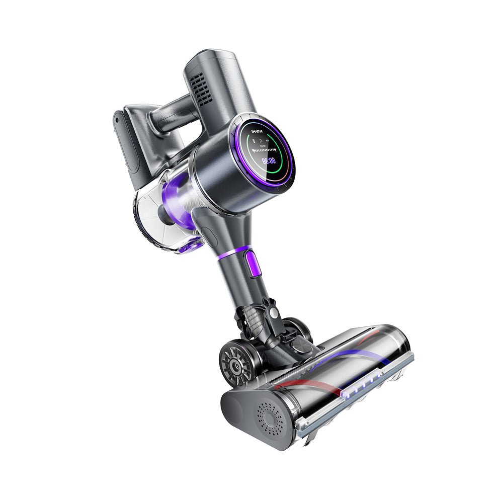 SmartAI P40 Cordless Vacuum Cleaner Powerful, 33KPa Strong Suction Power, 6 Layer Filtration, 1.3L, 6 in 1 Electric Broom for Floor Carpets Pet Hair