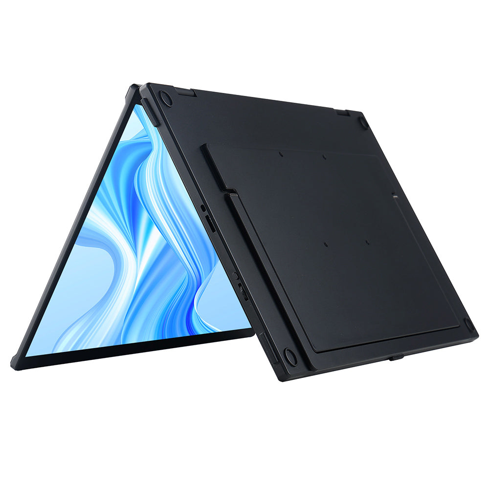 UPERFECT Delta 15.6-inch Dual Screen Portable Folding Monitor, 1920*1080 FHD IPS Screen, 60Hz Refresh Rate, 1000:1 Contrast Ratio, 360° Folding, Built-in Speaker, Built-in Stand & VESA Mountable, 2*Full-Featured Type-C, 2* mini HDMI - EU Plug