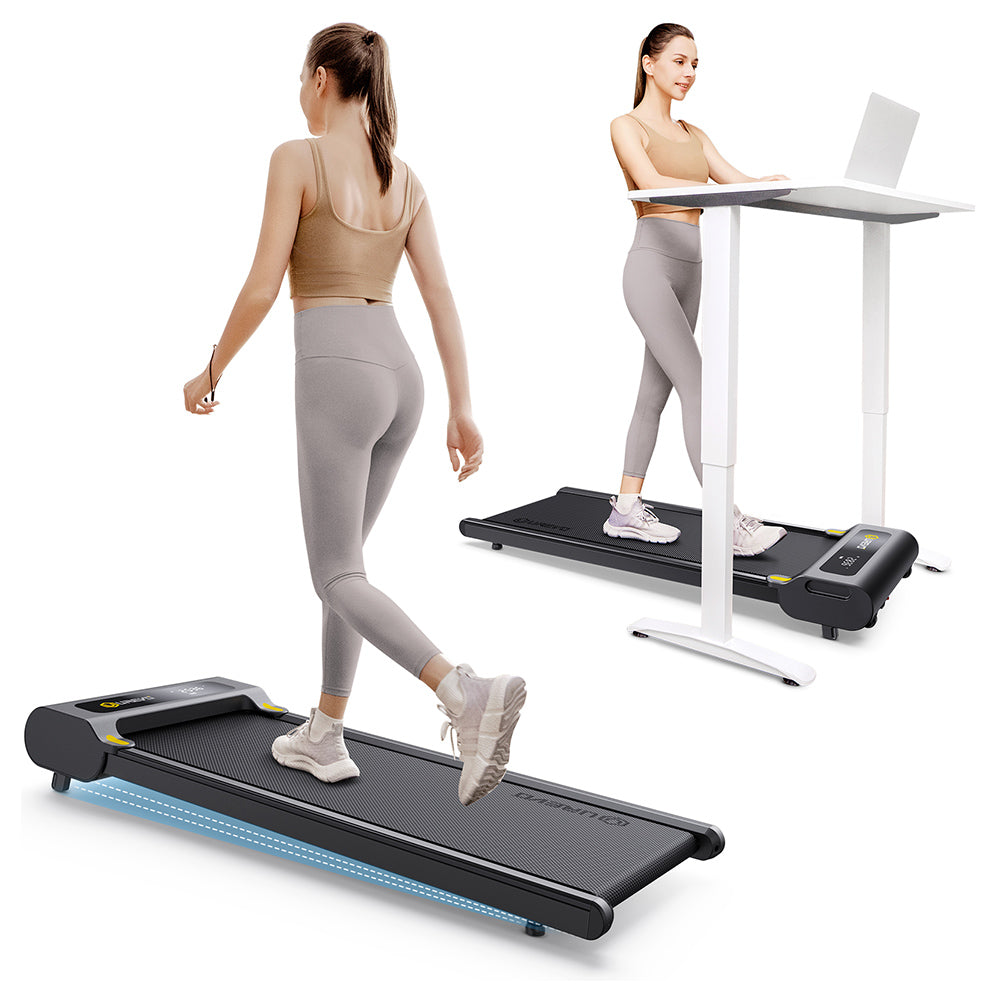 Xiaomi UREVO E3S Walking Treadmill with Incline, Quiet 2.25 HP Motor, LED Display, Remote Control, 0.9-6.4 kmph Speed, 265lbs/120kg Weight Capacity
