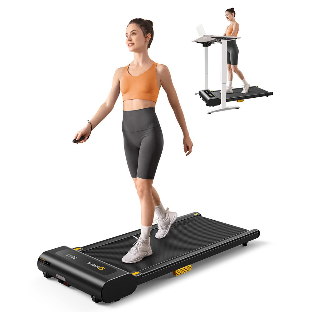 UREVO URTM022 Spacewalk 1 Lite Treadmill, Max Speed 1-6KM/h, Walking Area 102.4*40cm, Max Load 120kg, Remote Control