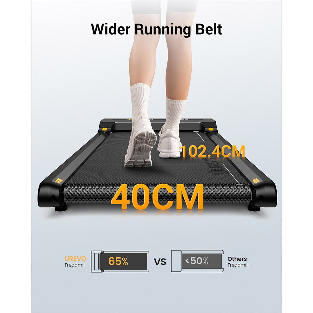 UREVO URTM022 Spacewalk 1 Lite Treadmill, Max Speed 1-6KM/h, Walking Area 102.4*40cm, Max Load 120kg, Remote Control