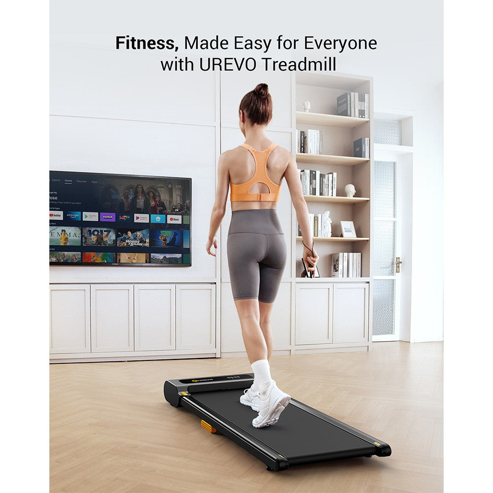 UREVO URTM022 Spacewalk 1 Lite Treadmill, Max Speed 1-6KM/h, Walking Area 102.4*40cm, Max Load 120kg, Remote Control