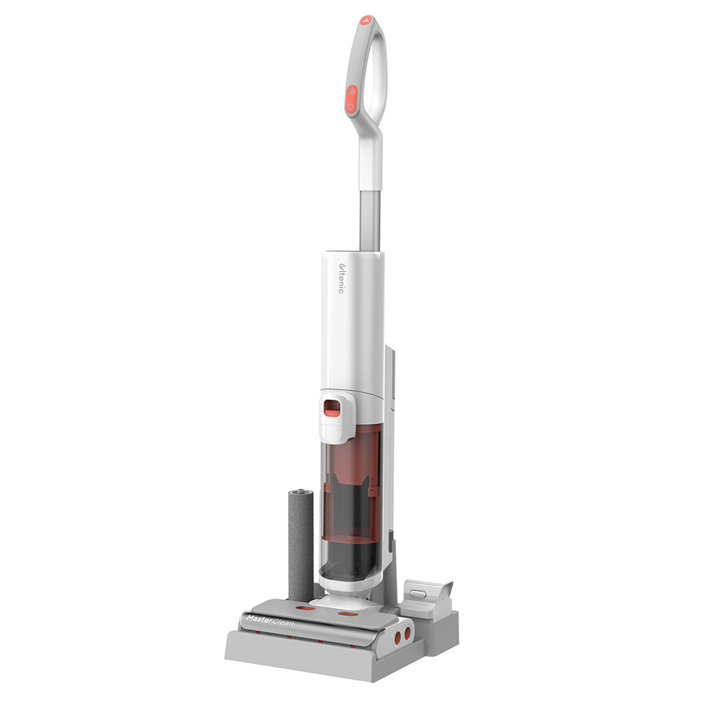Ultenic AC1 Cordless Wet Dry Vacuum Cleaner, 15KPa Suction, 2L Water Tank, Dual Edge Cleaning, 45min Runtime, Smart LED Display, APP Support, Voice Assistant - EU Plug