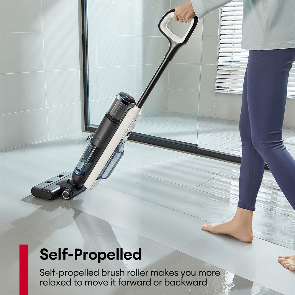 Ultenic AC1 Elite Cordless Vacuum And Mop with Self-Cleaning, Up to 50min Runtime, Smart Dirt Detection, 3 Cleaning Mode, LCD Display, Dual Tank, Self-propelled, Great for Hard Floors and Sticky Messes