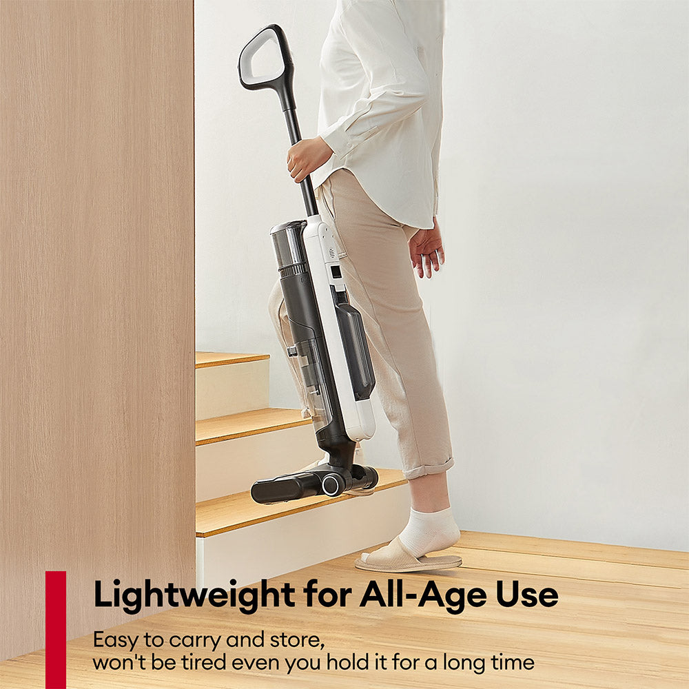 Ultenic AC1 Elite Cordless Vacuum And Mop with Self-Cleaning, Up to 50min Runtime, Smart Dirt Detection, 3 Cleaning Mode, LCD Display, Dual Tank, Self-propelled, Great for Hard Floors and Sticky Messes