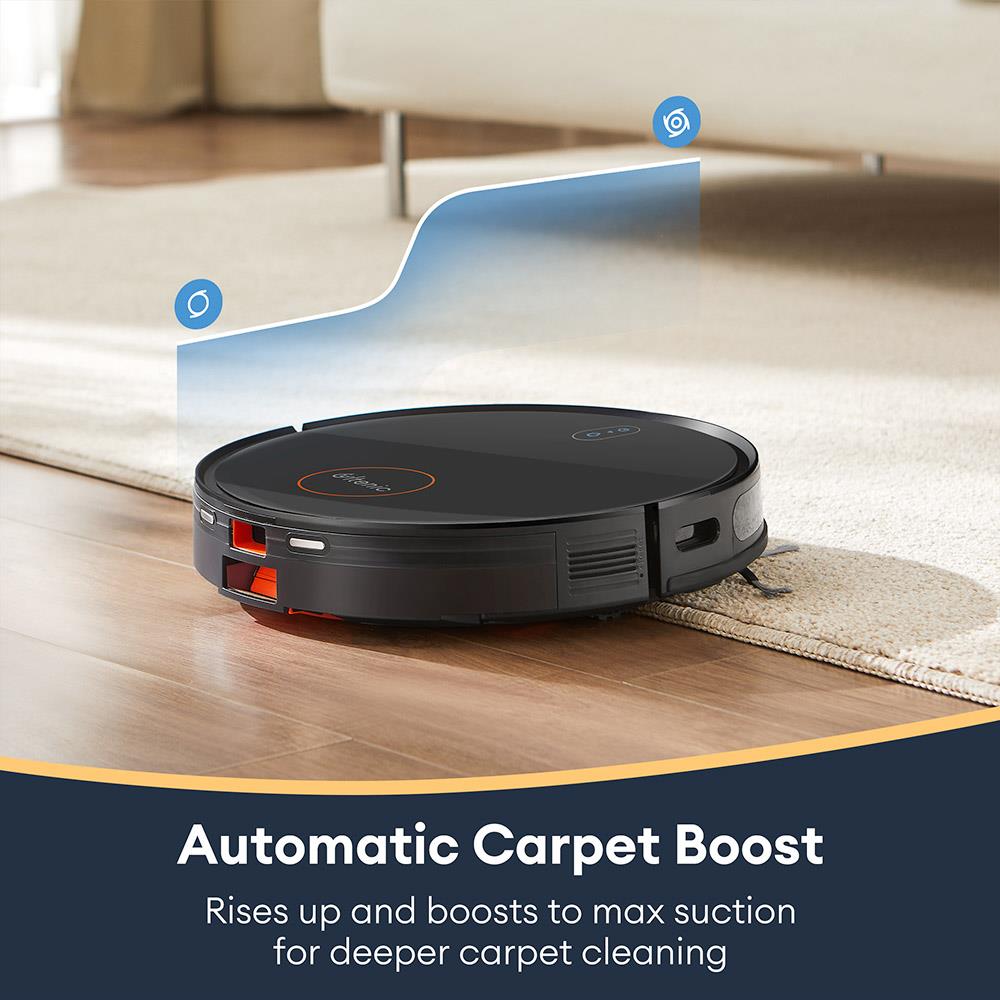 Ultenic D6S Robot Vacuum Cleaner Gyroscopic Navigation, 3-in-1 Sweep Vacuum Mop, 3000 Suction, 4 Cleaning Modes, 2600mAh Battery, 120min Runtime