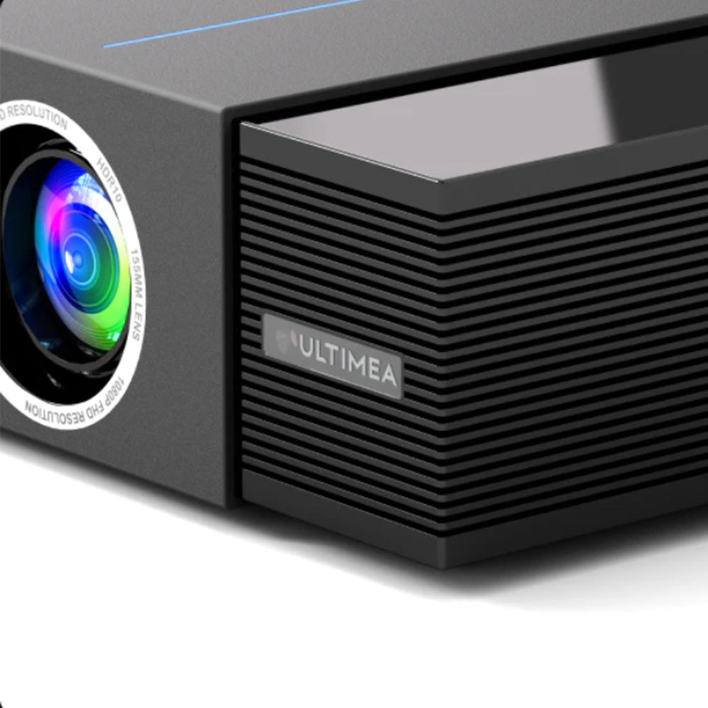 Ultimea Apollo P60 Projector, 900 ANSI Lumens, Fully-enclosed Optical Engine, Native 1080P, 30W Speaker, 4K Decoding, Auto Focus & 6D Auto-keystones, Bluetooth 5.3
