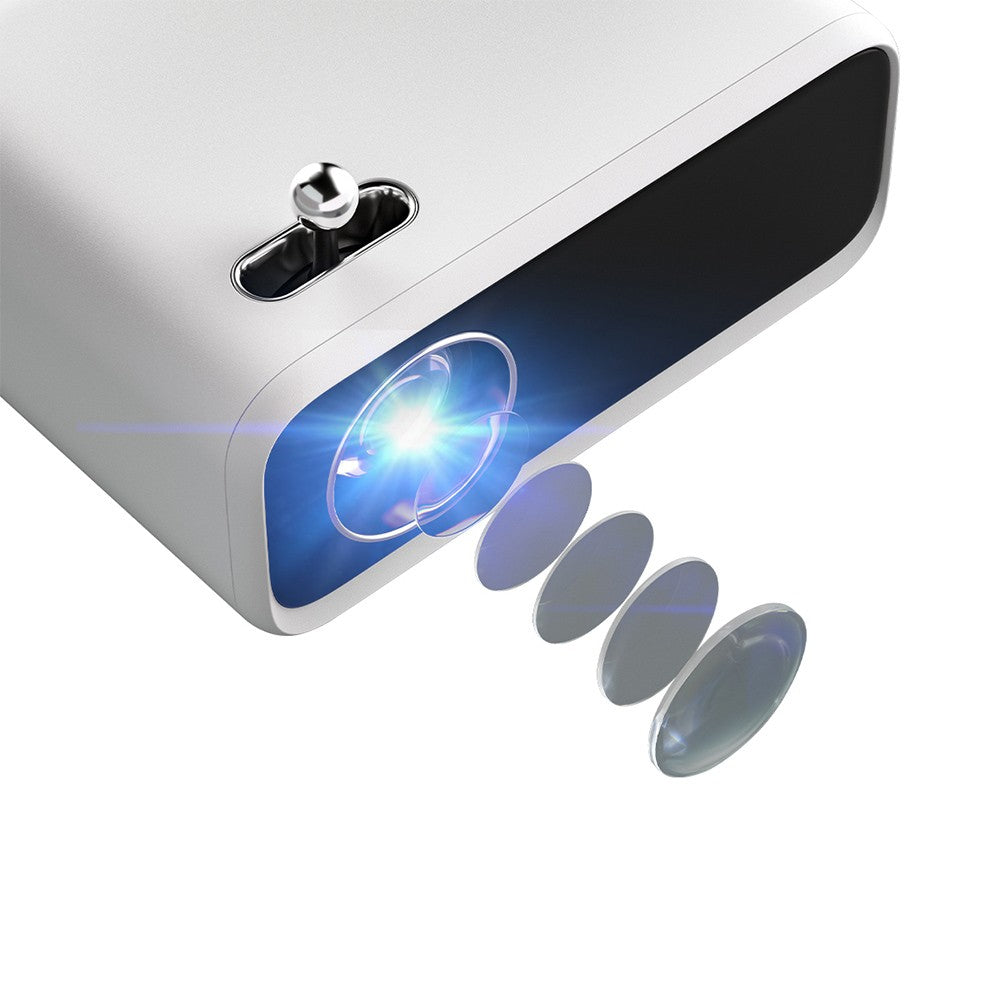 Wanbo Mini LCD Projector, 720P, 250 ANSI, Multimedia OS, Upgraded Version