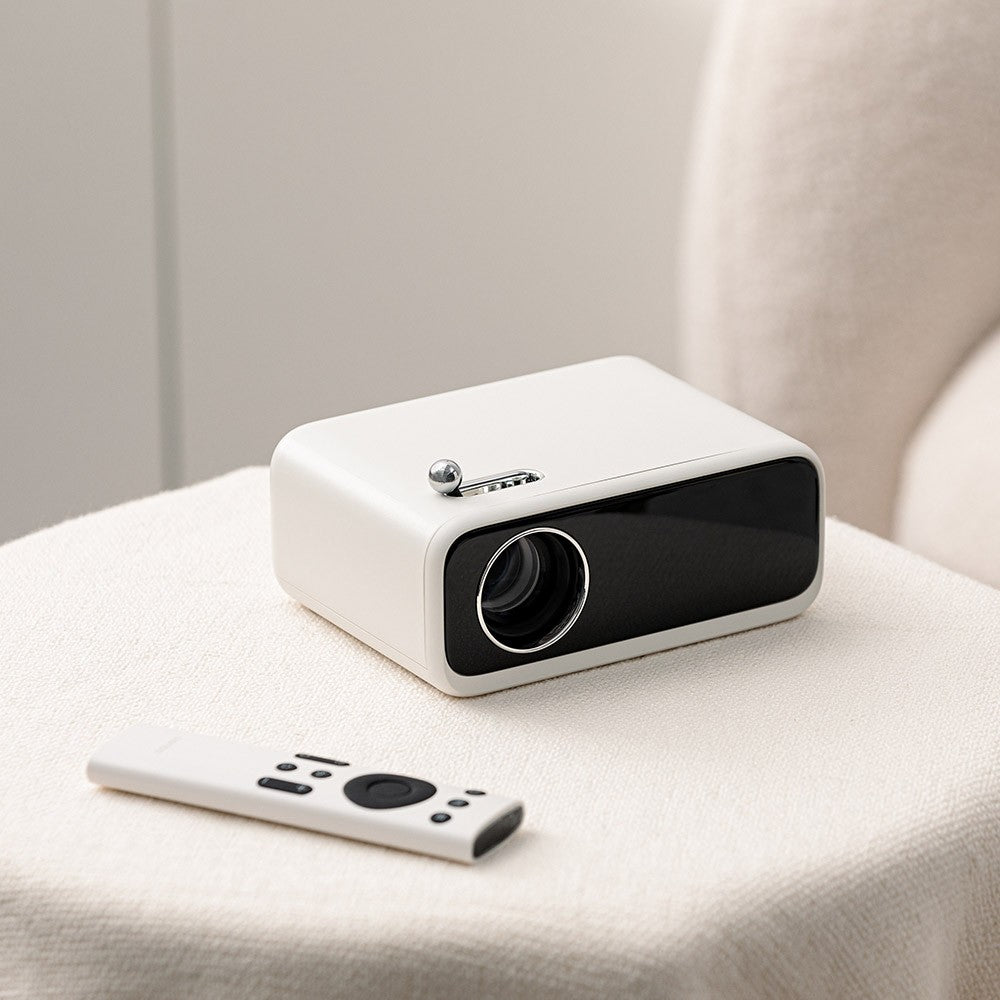 Wanbo Mini LCD Projector, 720P, 250 ANSI, Multimedia OS, Upgraded Version