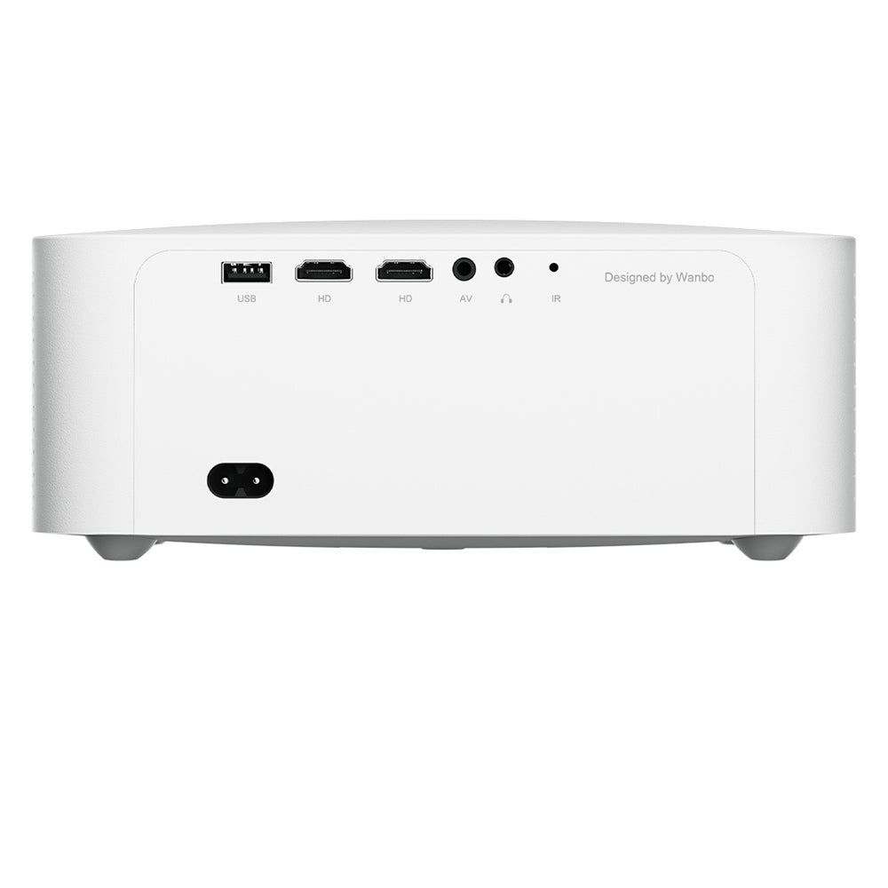 WANBO X2 Max Projector, Native 1080P, 450ANSI Lumens, Android 9.0, Dual-Band Wifi 6, Bluetooth 5.0, Auto-Focus, Four Directional Keystone Correction