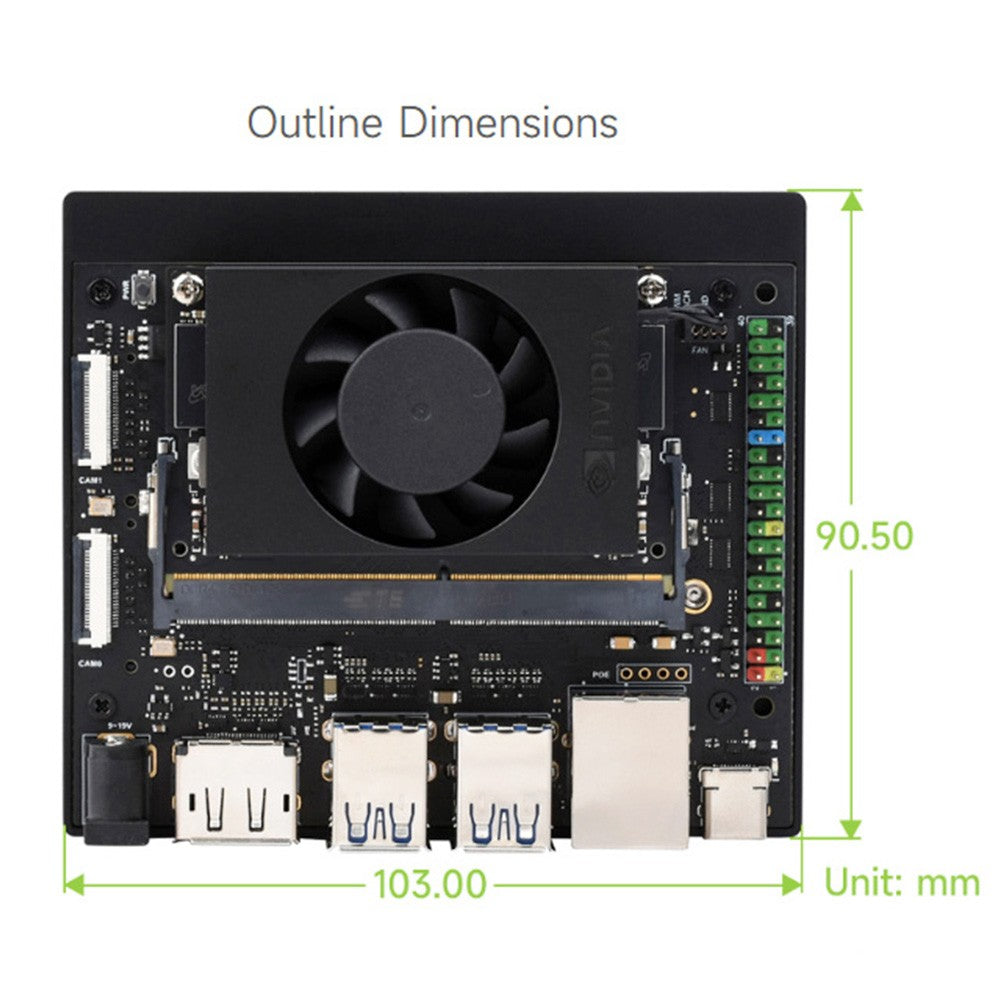 Waveshare NVIDIA Jetson Orin Nano AI Development Board - 8GB
