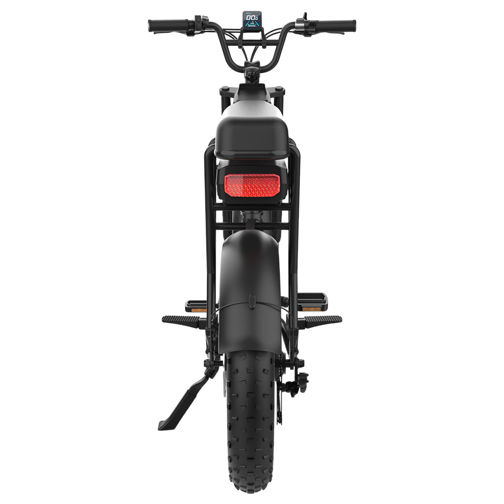 YAMALI FXH-006 Electric Bike, 350W Motor, 48V 18Ah Battery, 20*4'' Fat Tires, 40km/h Max Speed, 50km Range, Shimano 7 Speed, Front & Rear Mechanical Disc Brakes, Shimano 7 Speed, LCD Display - Black
