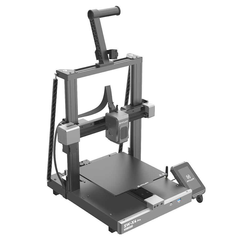 Artillery Sidewinder X4 Pro S1 3D Printer, 240*240*260mm, 500mm/s Printing Speed, X Y-axis Linear Rail, Direct Drive Extruder, 81 Points Auto Levelling, Double Pull Rod, Auto Cleaning Nozzle