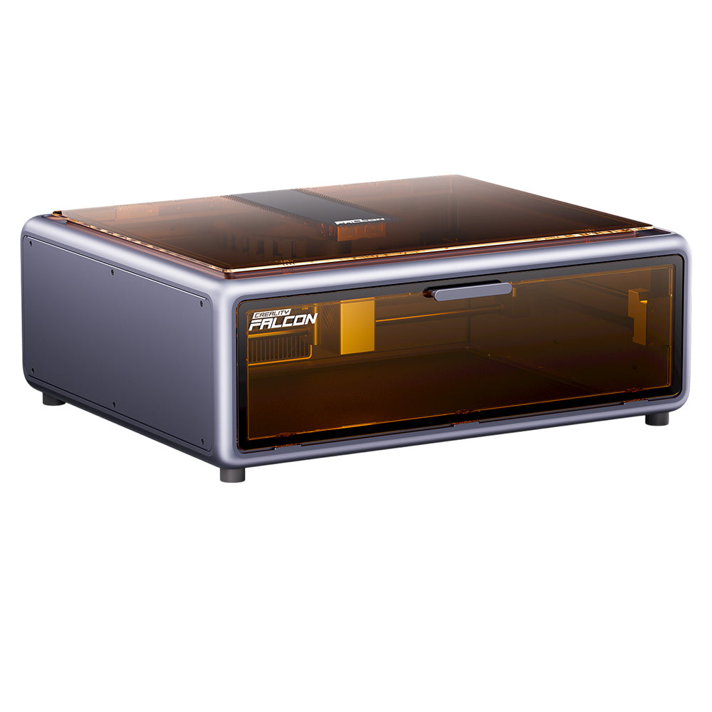 Creality Falcon A1 10W FDA Class 1 Laser, 600mm/s Fast Engraving, Built-in Camera, Smart Material Detection Eye-Protection Cover, 0.06 - 0.08mm Compressed Spot, Extraction Fan, 305*381mm