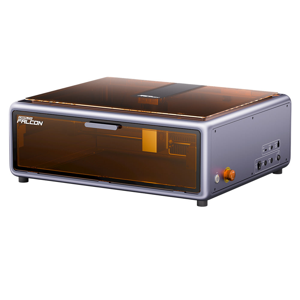Creality Falcon A1 10W FDA Class 1 Laser, 600mm/s Fast Engraving, Built-in Camera, Smart Material Detection Eye-Protection Cover, 0.06 - 0.08mm Compressed Spot, Extraction Fan, 305*381mm