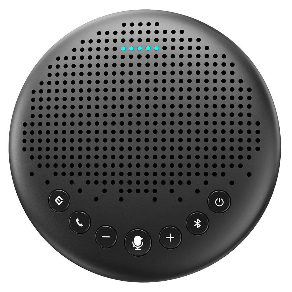 eMeet Luna Lite Portable Bluetooth Conference Speaker with Microphones, Voice AI Noise Cancelling, USB / Bluetooth / Wireless Adapter / AUX Connection, Daisy Chain, 360° Voice Pickup