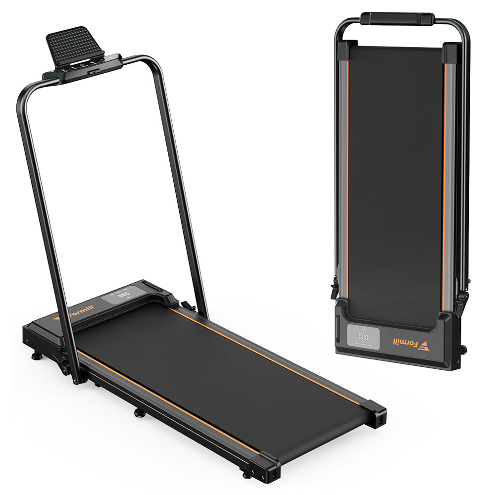 Formill FT-51 2-in-1 Walking Pad Treadmill, 2.5 HP Motor, Folding Treadmill up to 10 km/h, with LED Display and Remote Control, MAX 120KG, Ideal treadmill for Home and Office