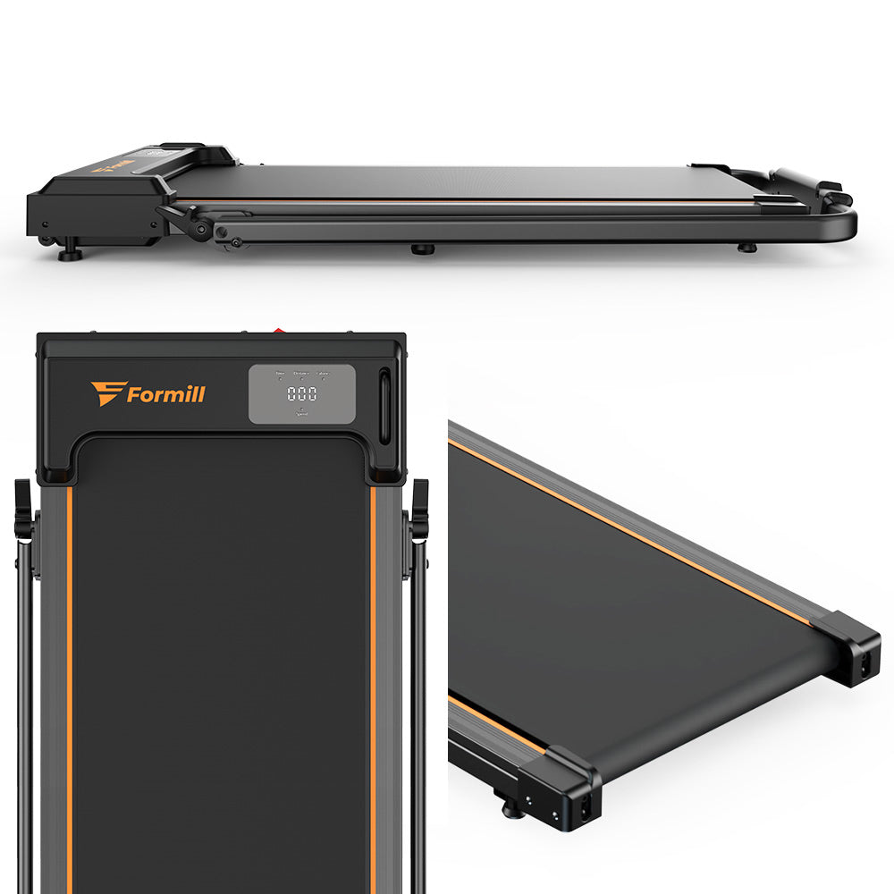 Formill FT-51 2-in-1 Walking Pad Treadmill, 2.5 HP Motor, Folding Treadmill up to 10 km/h, with LED Display and Remote Control, MAX 120KG, Ideal treadmill for Home and Office