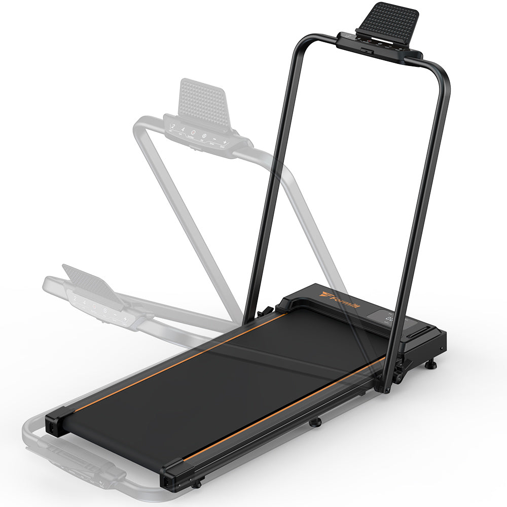 Formill FT-51 2-in-1 Walking Pad Treadmill, 2.5 HP Motor, Folding Treadmill up to 10 km/h, with LED Display and Remote Control, MAX 120KG, Ideal treadmill for Home and Office