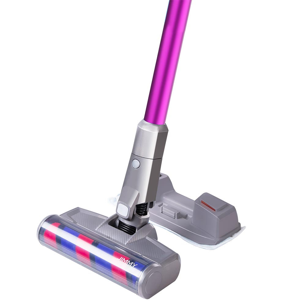 JIMMY JV85 Pro Mopping Version Flexible Handheld Cordless Vacuum Cleaner, 2 in 1 Vacuuming Mopping, 200AW Powerful Suction, 550W Digital Brushless Motor, 70 Minutes Run Time, 200ml Water Tank, Ultra-low Noise - Purple