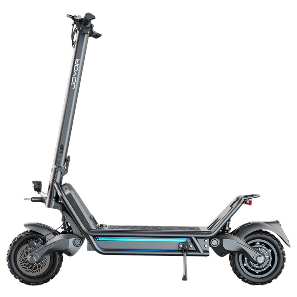 JOYOR E6-S 11 Inch Tire Off-road Electric Scooter 1600W*2 Dual Motor 60V 31.5Ah Battery 80km/h Max Speed Hydraulic Brakes 100km Range - Black
