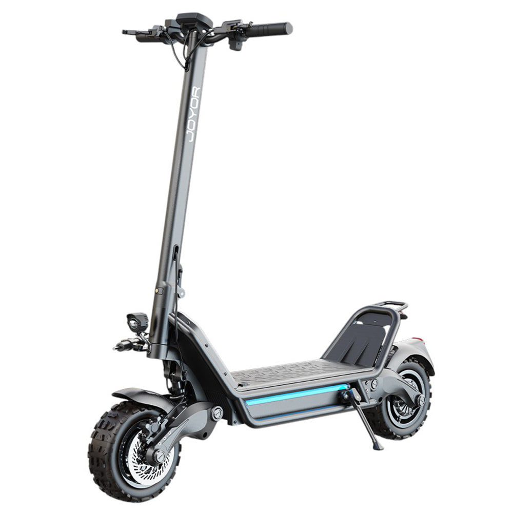 JOYOR E6-S 11 Inch Tire Off-road Electric Scooter 1600W*2 Dual Motor 60V 31.5Ah Battery 80km/h Max Speed Hydraulic Brakes 100km Range - Black