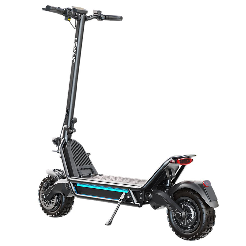 JOYOR E6-S 11 Inch Tire Off-road Electric Scooter 1600W*2 Dual Motor 60V 31.5Ah Battery 80km/h Max Speed Hydraulic Brakes 100km Range - Black