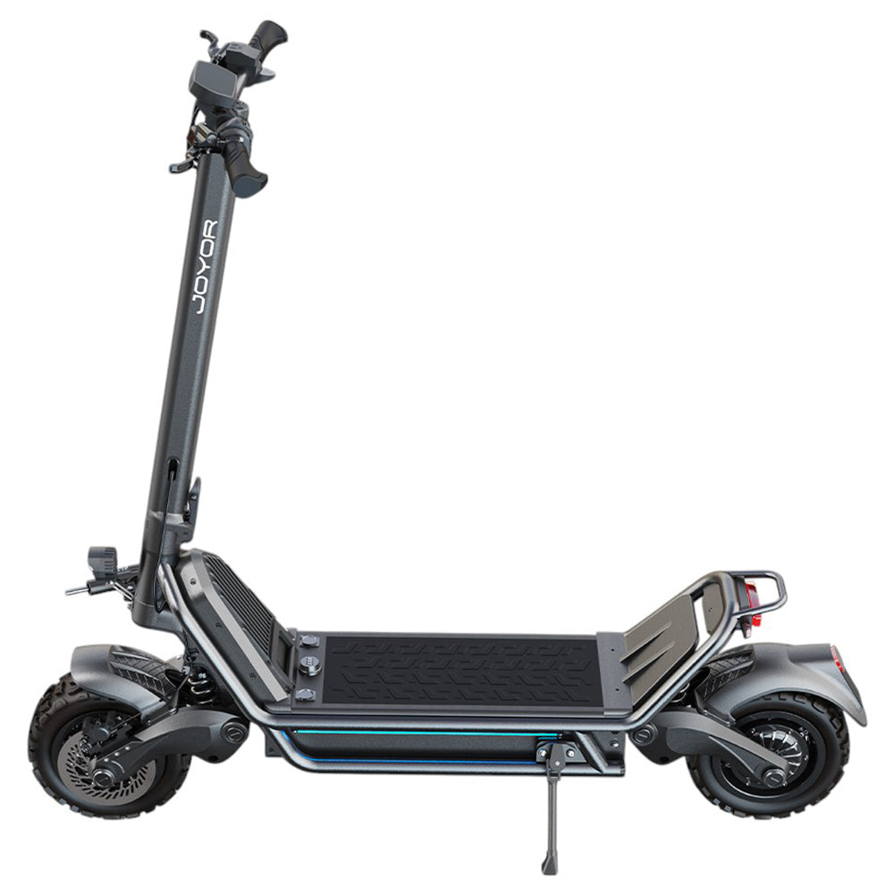 JOYOR E6-S 11 Inch Tire Off-road Electric Scooter 1600W*2 Dual Motor 60V 31.5Ah Battery 80km/h Max Speed Hydraulic Brakes 100km Range - Black