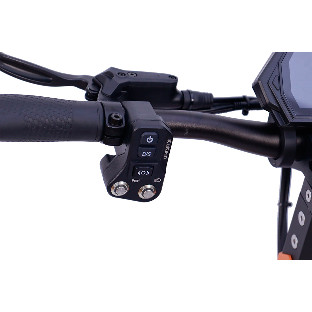KuKirin G3 Pro 2024 Version 1200W*2 Motor Off-Road Electric Scooter 10 Inch Tire 52V 23.2Ah Removable Battery 80km range 65km/h Max Speed Dual Hydraulic Shock Absorber system IP54 Waterproof Dual Hydraulic Brake